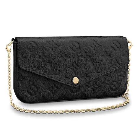 louis vuitton felicie pochette schwarz|lv felicie pochette monogram.